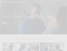 Tablet Screenshot of nonnenmacherchiropractic.com